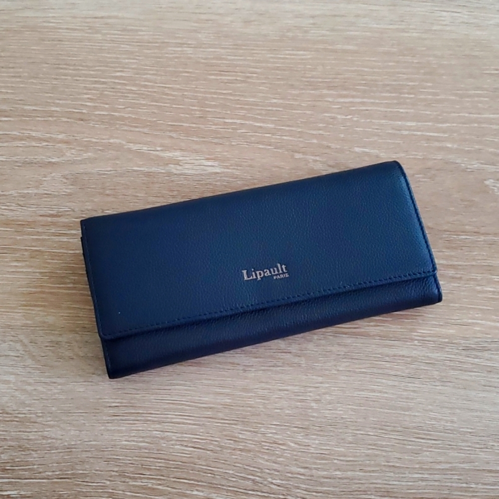 Lipault Paris Navy blue wallet